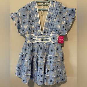 Buddy Love Blue and White dress